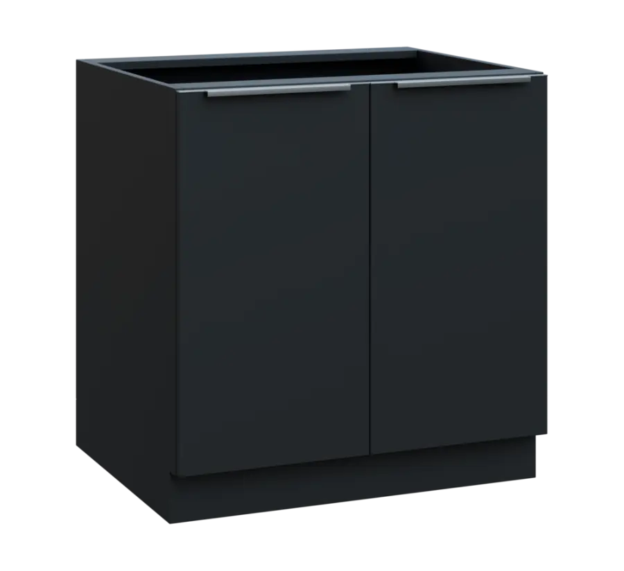 SIS - 8D spodní skříňka, 2-dveřová, 870x800x600, antracit